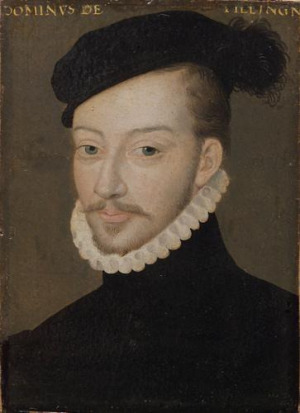Portrait de Charles Louis de Théligny (1535 - 1572)