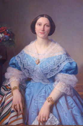 Portrait de Cécile Kuhlmann (1832 - 1906)