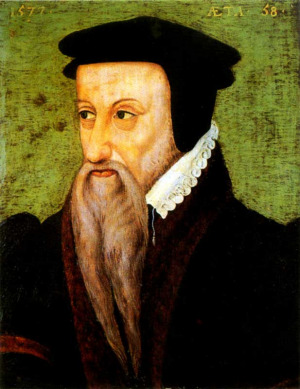Portrait de Théodore de Bèze (1519 - 1605)