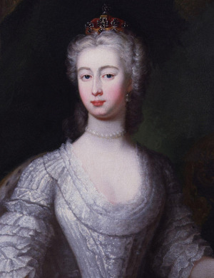 Portrait de Augusta von Sachsen-Gotha (1719 - 1772)