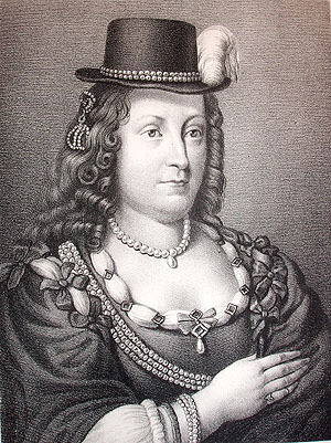 Portrait de Leonora von Schleswig-Holstein (1621 - 1698)