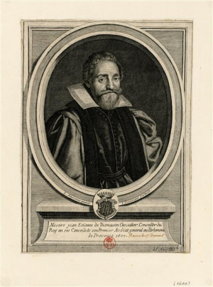 Portrait de Jean Étienne de Thomassin (1565 - 1631)