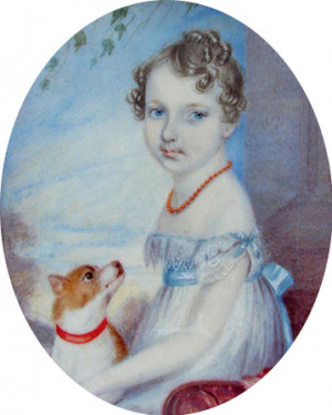 Portrait de Marianna Bird of Oyly (1814 - )