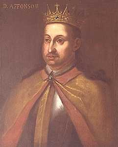 Portrait de Afonso II de Portugal (1186 - 1223)