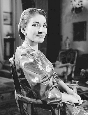 Portrait de Maria Callas (1923 - 1977)