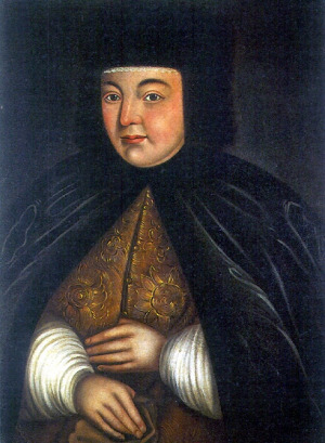 Portrait of Natalia Narychkina (1651 - 1694)