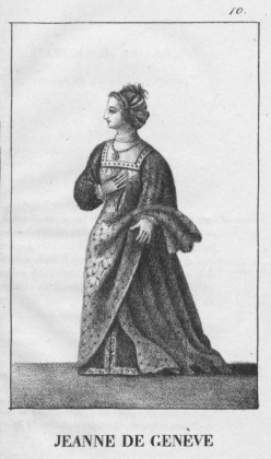 Portrait de Jeanne de Genève (ca 1050 - 1095)