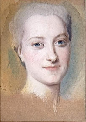 Portrait de Christine von Sachsen (1735 - 1782)
