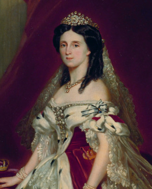 Portrait de Augusta von Sachsen-Weimar-Eisenach (1811 - 1890)