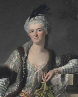 Portrait of Marie de Guérin (c. 1709 - )