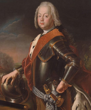 Portrait de Christian August von Anhalt-Zerbst (1690 - 1747)