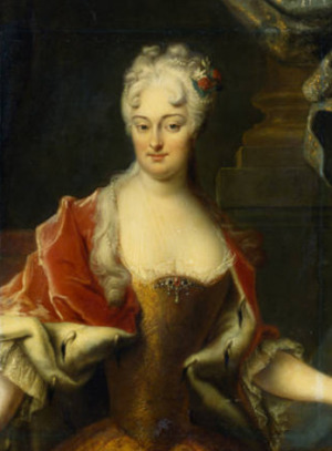 Portrait de Sophia von Sachsen-Weissenfels (1684 - 1752)