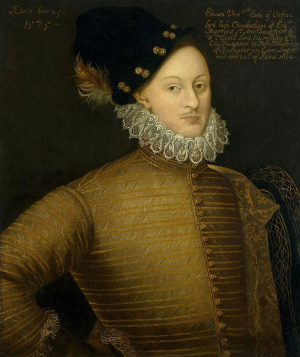Portrait de Edward de Vere (1550 - 1604)