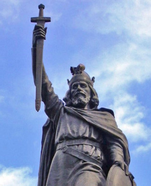 Portrait of Alfred the Great (c. 849 - 899)