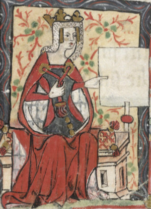 Portrait de Mathilde l'Emperesse (1102 - 1167)