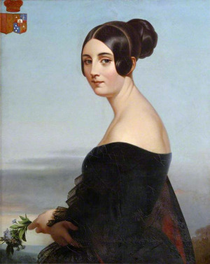 Portrait de Gasparine Ursula Ida de Fingerlin-Bischingen (1805 - 1846)