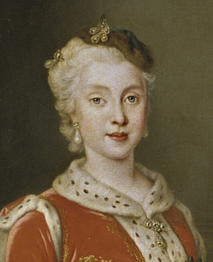 Portrait de Maria Amalia von Sachsen (1724 - 1760)