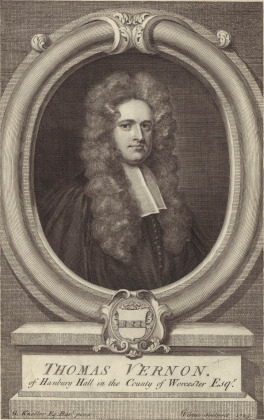 Portrait de Thomas Vernon (ca 1626 - 1683)