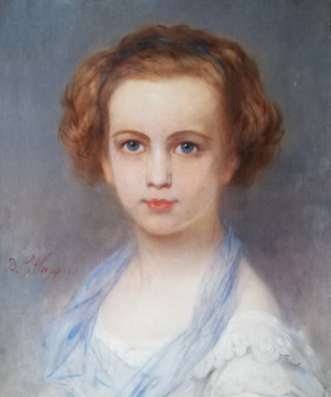 Portrait de Gabrielle Wappers (1849 - 1925)