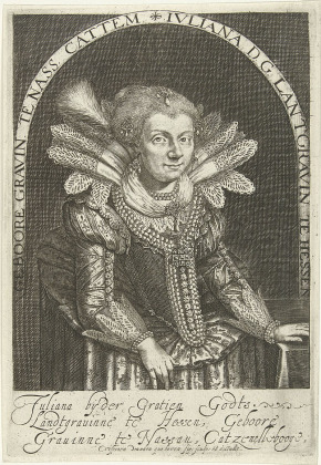 Portrait de Juliana von Nassau-Siegen (1587 - 1643)