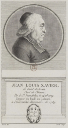 Portrait de Jean Louis Xavier de Saint-Esteven (1719 - ca 1793)