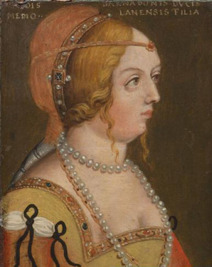 Portrait de Viridis Visconti (1350 - 1414)