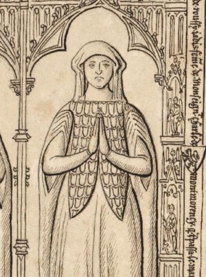 Portrait de Jeanne de Roucy ( - 1361)