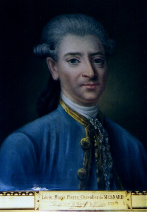 Portrait de Louis Marie Pierre de Mesnard ( - 1793)