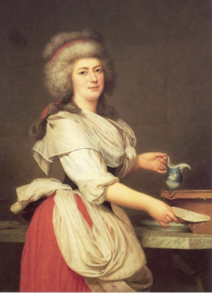 Portrait of Adélaïde Henriette Genet (1758 - 1794)