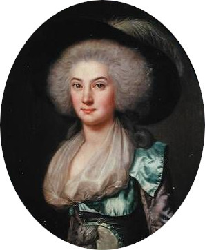 Portrait de Claire Pinel de La Pallun (1767 - 1800)