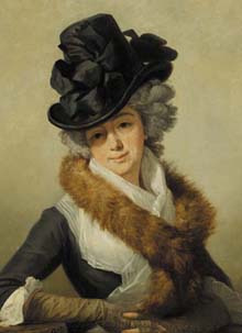 Portrait de Marguerite de Mellet de Fayolle ( - 1841)
