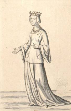 Portrait of Agnès de Bourgogne (1407 - 1476)