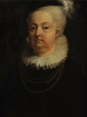 Portrait de Maria Ursula von Leiningen (1584 - 1649)