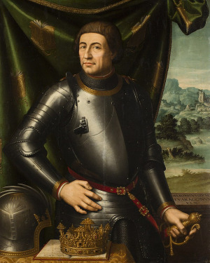 Portrait de Alfonso V d'Aragón (1396 - 1458)