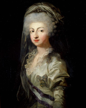 Portrait de Caroline de Bourbon-Parme (1770 - 1804)