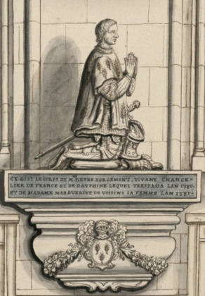 Portrait de Pierre d'Orgemont ( - 1389)