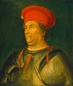 Portrait de Francesco Sforza (1401 - 1465)