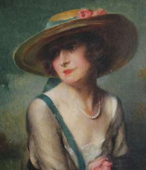 Portrait de Claire Vergote de Lantsheere (1887 - 1966)