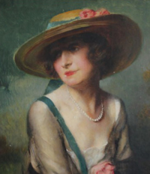 Portrait of Claire Vergote de Lantsheere (1887 - 1966)