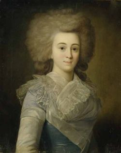 Portrait de Elizaveta Zagryajskaïa (1745 - 1831)