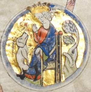 Portrait de Eadred of Wessex (ca 923 - 955)