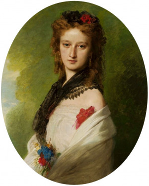Portrait de Zofia Potocka (1851 - 1927)