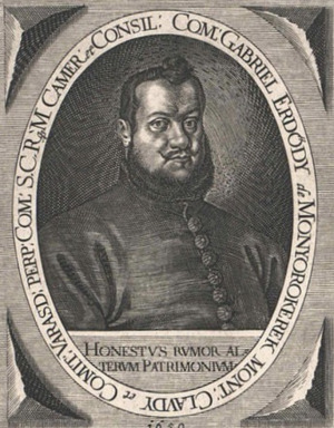 Portrait de Gábor Erdődy (1614 - 1663)