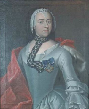 Portrait de Karoline zu Erbach-Fürstenau (1700 - 1758)