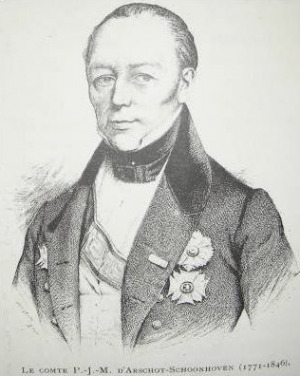Portrait de Philippe d'Arschot Schoonhoven (1771 - 1846)