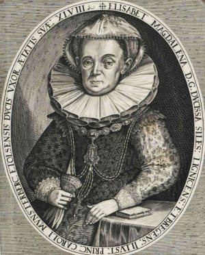 Portrait de Elisabeth Magdalena von Schlesien-Liegnitz (1562 - 1630)