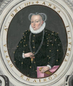 Portrait de Anna Ilsung von Tratzberg (1549 - 1601)