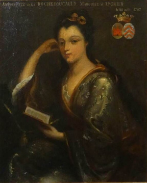 Portrait de Antoinette de La Rochefoucauld (1714 - 1751)