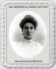Portrait de Alice Préveraud de Vaumas (1874 - 1947)