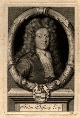 Portrait de John Disney (1677 - 1729)
